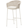 Кресло плетеное барное с подушкой Lecce 150/LECCESTOOL/BEIGE