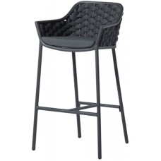 Кресло барное плетеное Panama 150/PANAMABAR/BDGREY