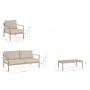 Комплект лаунж мебели Sirius 0664122