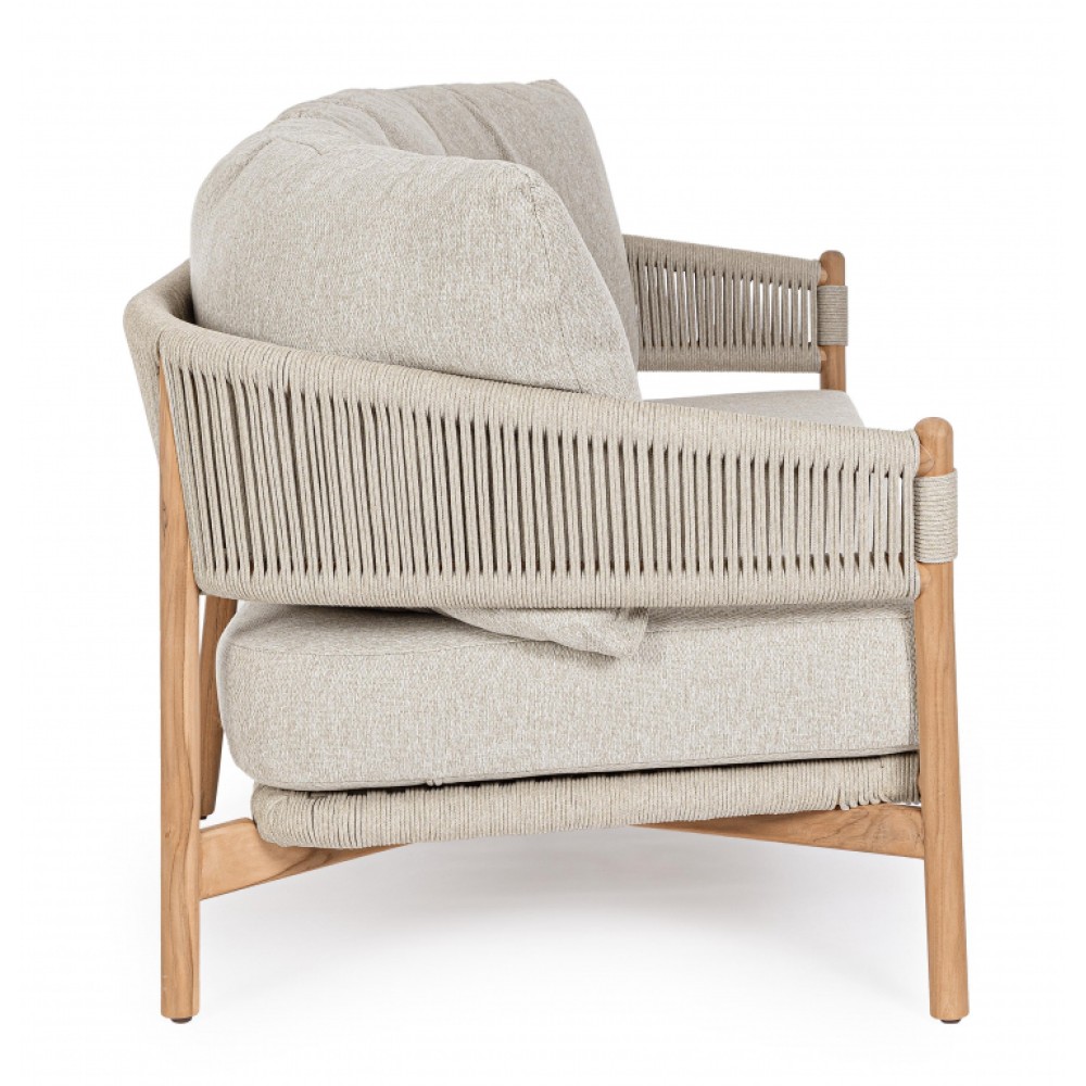 Диван трехместный плетеный с подушками Garita 0660657 Диван трехместный плетеный с подушками Garita 0660657