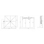 Зонт профессиональный 3.5х3.5 м Astro Timber 091/C3535ASLA1N