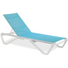 Шезлонг-лежак металлический Wave PP/wave01-05347