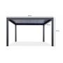 Пергола биоклиматическая моторизованная 4х4 м Pergola 120 Series TAG/SMP-CMP120-LED-4040