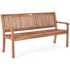 Скамейка деревянная трехместная Noemi Bench 0805996