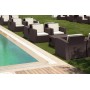 Кресло пластиковое плетеное с подушками Monaco Lounge 234/831-4850/П2