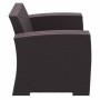 Кресло пластиковое плетеное с подушками Monaco Lounge 234/831-4850/П2