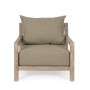 Кресло лаунж деревянное с подушками Maynard 0804544