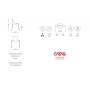 Стул с обивкой Zebra Pop 4 legs  005/2640VAT527