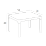 Столик пластиковый журнальный Sky Side Table 234/109-2535