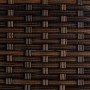 Кресло плетеное с подушкой GS 909 150/GS909/brown/NO