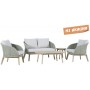 Комплект плетеной лаунж-мебели на 4 персоны Madrague TAG/MADRAGUE/LOUNGE4
