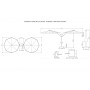 Зонт профессиональный двухкупольный Ø3х6 м Double Banana T 81-4050-30