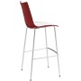 Стул барный пластиковый Zebra Bicolore 005/2560VB212
