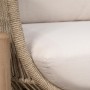 Диван деревянный плетеный двухместный Talara TAG/HUC25758-1