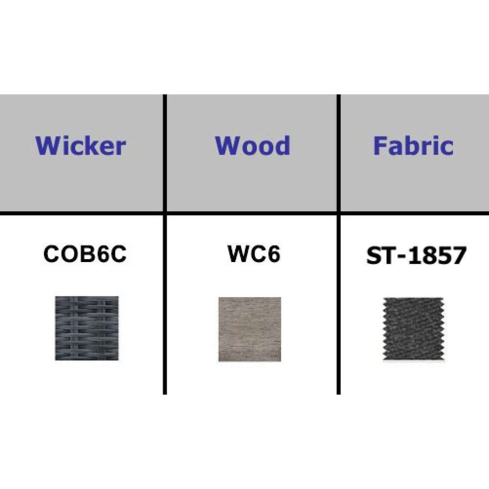 Комплект плетеной мебели Jura TAG/RASF-148/COB6C/WC6/ST-1857