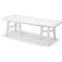 Комплект пластиковой мебели President Tris Super Elegant Monobloc 005/971+1900/4/WH