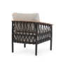 Кресло лаунж плетеное с подушками Fenix 0664116