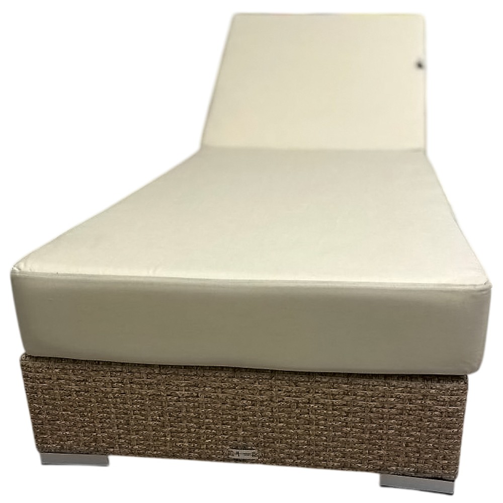 Шезлонг-лежак плетеный с матрасом Mantera RH/MANTERA/BELUX/115 Шезлонг-лежак плетеный с матрасом Mantera RH/MANTERA/BELUX/115