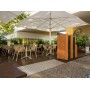Зонт профессиональный телескопический 5х5 м Capri Starwhite 091/C5050CAWT7N