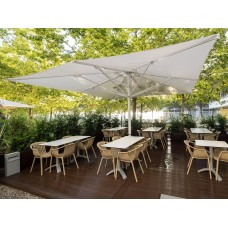 Зонт профессиональный телескопический 5х5 м Capri Starwhite 091/C5050CAWT7N