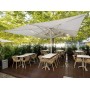 Зонт профессиональный телескопический 5х5 м Capri Starwhite 091/C5050CAWT7N