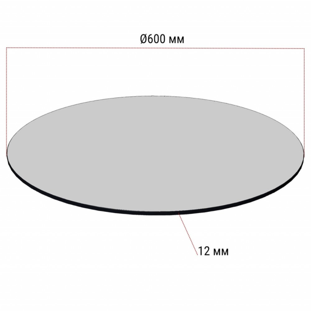 Столешница круглая HPL Fitto GEN/HPL60/4525/FT01 Столешница круглая HPL Fitto GEN/HPL60/4525/FT01