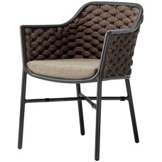 Кресло плетеное с подушкой Panama 150/PANAMA/AB