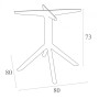 Подстолье пластиковое Sky Legs 234/107-0241