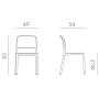 Стул пластиковый Riva Bistrot 003/4024702000