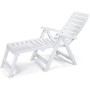 Шезлонг пластиковый Cleopatra with extension armchair 005/1124