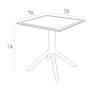 Стол пластиковый Sky Table 70 234/108-7042