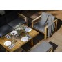 Скамья деревянная с подушкой Booka TAG/booka/bench