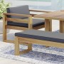 Скамья деревянная с подушкой Booka TAG/booka/bench