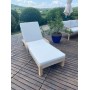Шезлонг деревянный с матрасом Rimini TAG/rimini/sunbed