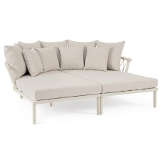 Лаунж-лежак плетеный двойной с подушками Lanai 0660539