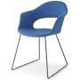 Кресло с обивкой Lady B Pop sledge frame 005/2699VAK199