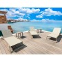 Шезлонг-лежак металлический Tropic 234/708-1067