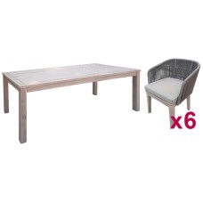 Комплект деревянной мебели Kia Flores TAG/RADS-133A-129x6