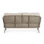 Диван двухместный плетеный с подушками Corbeta 0660666 Диван двухместный плетеный с подушками Corbeta 0660666