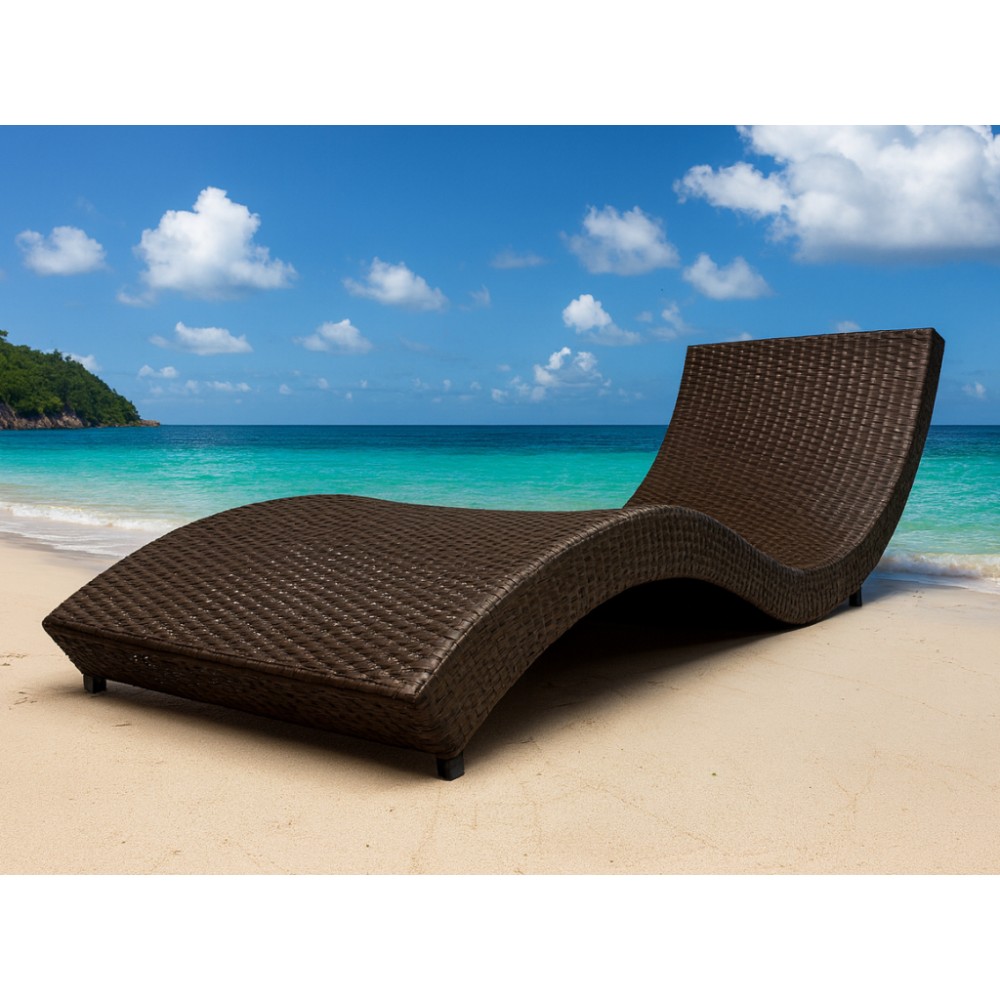 Шезлонг-лежак плетеный Tama RH/TAMA/BRLUX Шезлонг-лежак плетеный Tama RH/TAMA/BRLUX