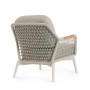 Кресло лаунж плетеное с подушками Eulero 0663945
