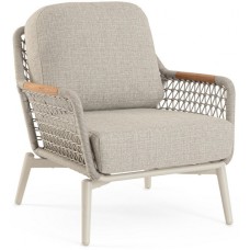Кресло лаунж плетеное с подушками Eulero 0663945