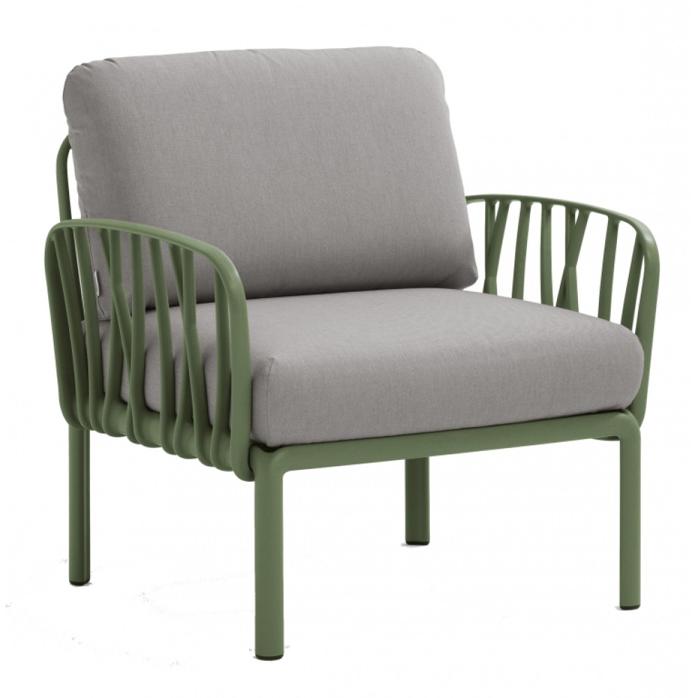 Кресло пластиковое с подушками Komodo Poltrona 003/4037116172 Кресло пластиковое с подушками Komodo Poltrona 003/4037116172