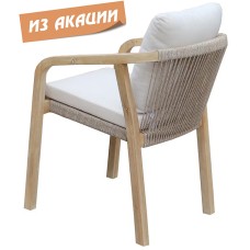 Кресло деревянное с подушками Ravona KD TAG/HUC25690KD/RAV/SINGLE/NO