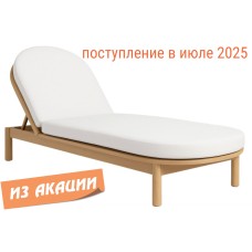 Шезлонг-лежак деревянный с матрасом Pill TAG/HUC26232+CUS