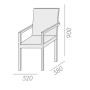 Кресло плетеное Dove RH/DOVE/armchair/BELUX