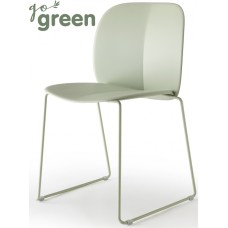 Стул пластиковый на полозьях Mentha Go Green 005/2709VS58