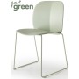 Стул пластиковый на полозьях Mentha Go Green 005/2709VS58