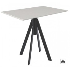 Стол обеденный Fuoz Werzalit Uniart GEN/FL101/R9005-WMT8060-3101