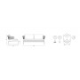 Диван плетеный с подушками Lisa Sofa Filo 005/2884ZLN84XH